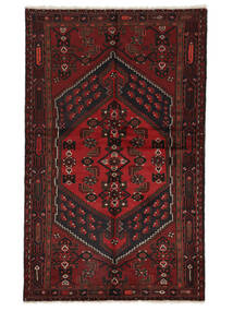  Oriental Hamadan Rug 124X199 Black/Dark Red (Wool, Persia/Iran)