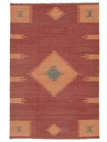  Kilim Fars Rug 196X299 Authentic
 Oriental Handwoven Dark Red/Brown (Wool, )