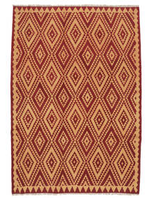  Kilim Fars Rug 212X306 Authentic Oriental Handwoven Dark Red/Orange (Wool, )