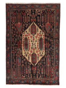 Authentic
 Rug Afshar Rug 147X221 Black/Dark Red (Wool, Persia/Iran)