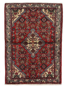 Hamadan Rug Rug 100X144 Black/Dark Red (Wool, Persia/Iran)