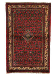 Hosseinabad Rug 102X160 Black/Dark Red (Wool, Persia/Iran)