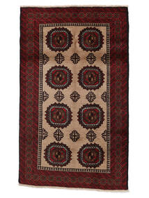  Baluch Rug 95X160 Authentic
 Oriental Handknotted Black/Brown (Wool, )