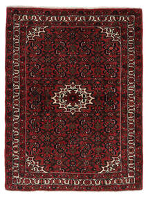 Hosseinabad Rug Rug 115X150 Black/Dark Red (Wool, Persia/Iran)