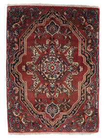  Persian Hamadan Rug Rug 70X95 Black/Dark Red (Wool, Persia/Iran)