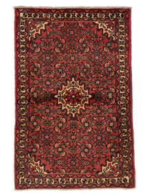 103X160 Hosseinabad Rug Oriental Black/Dark Red (Wool, Persia/Iran)