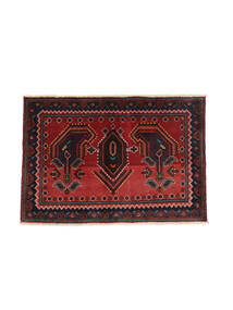  Afshar/Sirjan Rug 57X83 Authentic
 Oriental Handknotted Black/Dark Red (Wool, Persia/Iran)