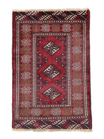  Turkaman Rug 60X90 Authentic
 Oriental Handknotted Dark Red/Black (Wool, Persia/Iran)