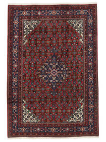 195X285 Ardebil Rug Oriental Black/Dark Red (Wool, Persia/Iran)