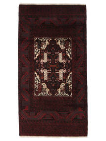  Baluch Rug 90X170 Authentic
 Oriental Handknotted Black (Wool, )