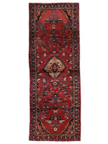  Oriental Hamadan Rug Rug 110X307 Runner
 Dark Red/Black (Wool, Persia/Iran)