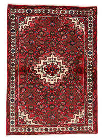 105X150 Hosseinabad Rug Rug Oriental Black/Dark Red (Wool, Persia/Iran)
