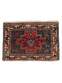  Afshar/Sirjan Rug 55X80 Authentic
 Oriental Handknotted Black/Dark Brown (Wool, Persia/Iran)
