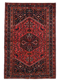  Persian Hamadan Rug Rug 140X210 Black/Dark Red (Wool, Persia/Iran)