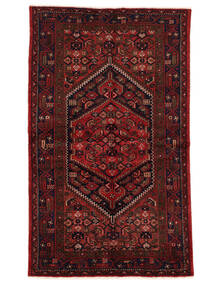  Oriental Hamadan Rug 130X215 Black/Dark Red (Wool, Persia/Iran)
