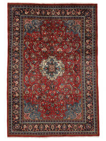 Mashad Rug Rug 215X315 Black/Dark Red (Wool, Persia/Iran)