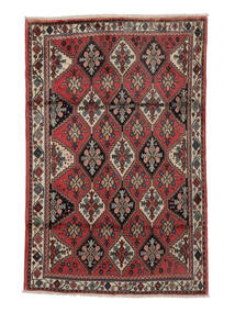  Oriental Afshar Shahre Babak Rug Rug 115X180 Black/Dark Red (Wool, Persia/Iran)