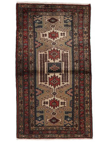 Authentic
 Rug Hamadan Rug 85X155 Black/Brown (Wool, Persia/Iran)
