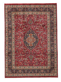  Mashad Rug 247X345 Authentic
 Oriental Handknotted Dark Brown/Dark Red (Wool, Persia/Iran)