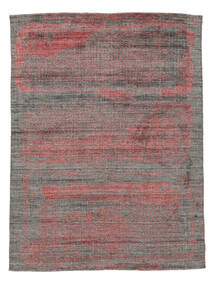  Wool/Bambusilk Loom - Indo 173X230 Dark Red/Brown 