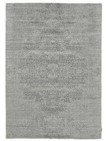  Wool/Bambusilk Loom - Indo 203X293 Dark Grey/Grey Rug 
