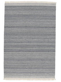 Pet Yarn Kilim Rug 160X230 Dark Grey/Grey ( India)