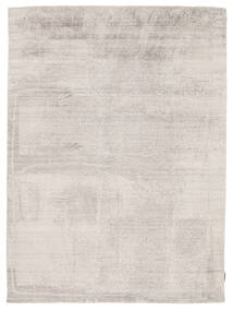 172X232 Wool/Bambusilk Loom - Indo Rug Modern Beige/Light Grey ( India)