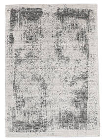  Wool/Bambusilk Loom - Indo 161X231 Grey/Dark Grey Rug 