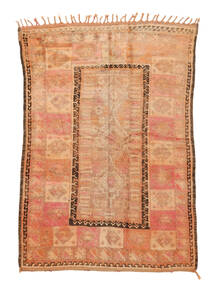192X278 Berber Moroccan - Mid Atlas Vintage Rug Modern Brown/Orange (Wool, Morocco)