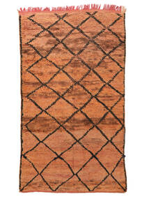 Berber Moroccan - Mid Atlas Vintage Rug 182X320 Brown/Black (Wool, Morocco)