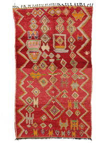  Berber Moroccan - Mid Atlas Vintage Rug 160X290 Authentic
 Modern Handknotted Dark Red/Brown (Wool, )
