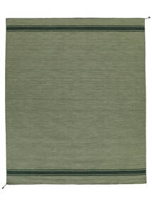  Ernst - Green/Dark Green Rug 250X300 Authentic
 Modern Handwoven Green/Dark Green Large (Wool, )