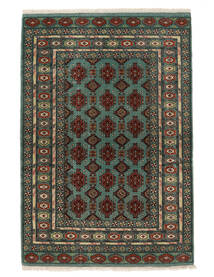  Persian Turkaman Rug Rug 129X192 Black/Dark Green (Wool, Persia/Iran)