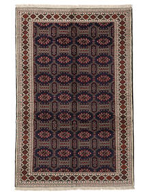  Turkaman Rug 153X233 Persian Wool Rug Black/Brown Small Rug 