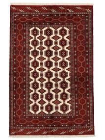  Turkaman Rug 158X247 Authentic
 Oriental Handknotted Black/Dark Red (Wool, )