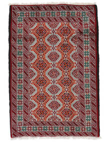  Turkaman Rug 80X120 Persian Wool Rug Dark Red/Black Small Rug 