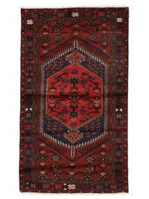  Oriental Hamadan Rug Rug 92X163 Black/Dark Red (Wool, Persia/Iran)