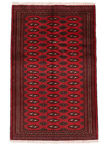  Oriental Turkaman Rug Rug 86X133 Black/Dark Red (Wool, Persia/Iran)