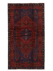 105X190 Hamadan Rug Rug Oriental Black/Dark Red (Wool, Persia/Iran)