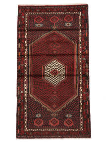  Hamadan Rug 105X194 Persian Wool Rug Black/Dark Red Small Rug 