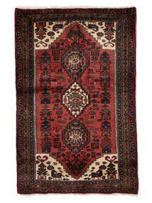  Oriental Hamadan Rug Rug 80X123 Black/Dark Red (Wool, Persia/Iran)