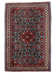 Hosseinabad Rug Rug 66X97 Black/Dark Red (Wool, Persia/Iran)