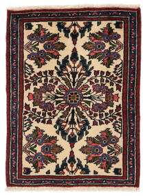  Persian Mehraban Rug 62X84 Black/Dark Red (Wool, Persia/Iran)