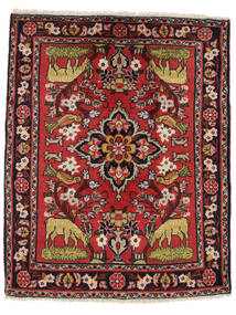  Oriental Rudbar Rug 73X90 Black/Dark Red (Wool, Persia/Iran)