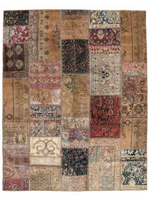 Patchwork Rug 199X252 Brown/Black (Wool, Persia/Iran)