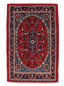  Sarouk Rug 65X98 Authentic
 Oriental Handknotted Dark Red/Black (Wool, )