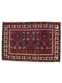  Hamadan Rug 68X100 Persian Wool Rug Black/Dark Red Small Rug 