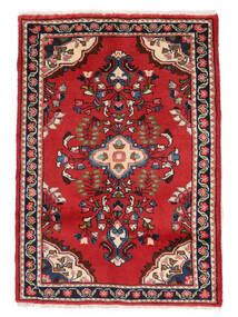 Asadabad Rug 76X108 Dark Red/Black (Wool, Persia/Iran)