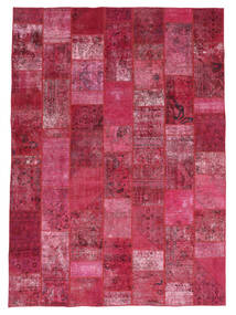  Persian Patchwork Rug 251X352 Dark Red/Red 