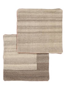 Patchwork Pillowcase - 2 Pack 65X65 Persian Wool Rug Orange/Brown Small 